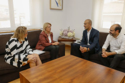 El Gobierno apoya los proyectos del Mercado Nacional de Ganados y el matadero de Barreda