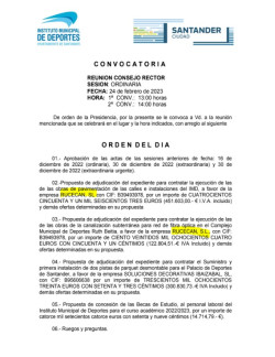 El Grupo  popular del Ayuntamiento de Santander con la oposición del PRC, PSOE adjudica a Rucecan, implicada en la presunta corrupción de carreteras, 574.400 euros en dos obras  