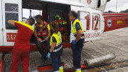  El helic&oacute;ptero del Gobierno rescata a una joven inconsciente tras caerse de un caballo en Caste&ntilde;ada
