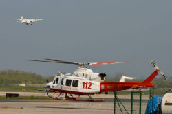  El helic&oacute;ptero rescata a un vizca&iacute;no con una contusi&oacute;n en la cabeza y fractura de codo en el Pico San Vicente