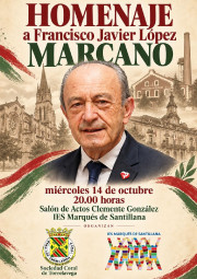 El IES Marqu&eacute;s de Santillana y la Sociedad Coral de Torrelavega rinden homenaje a L&oacute;pez Marcano