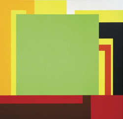 El Museo Thyssen-Bornemisza recorre la carrera del pintor Peter Halley en una exposici&oacute;n de 20 obras elegidas por &eacute;l