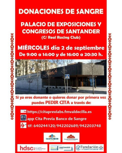 El Palacio de Exposiciones abrir&aacute; el mi&eacute;rcoles un punto para donar sangre