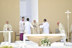 El Papa en la misa de env&iacute;o de la JMJ: "Hoy necesitamos un destello de luz para afrontar tantas oscuridades"