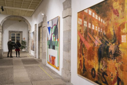 El Parlamento clausura hoy la exposición `La pintura`, con obras de la Colección Bragales