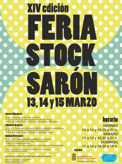 El pr&oacute;ximo fin de semana de celebra la XIV Feria del Stock de Sar&oacute;n
