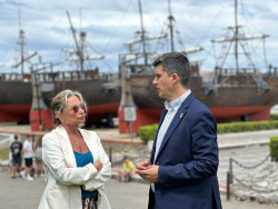 El PSOE de Santander pide mantener "en buen estado" los galeones de Vital Alsar en La Magdalena