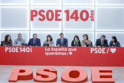 El PSOE dice ahora que  Puigdemont es un fugado" y defiende su "agarradera, la mesa de di&aacute;logo