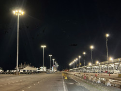 El Puerto de Santander finaliza la mejora de la iluminación en el Espigón Central de Raos