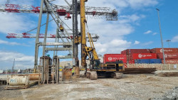 El Puerto inicia la ampliación de vías para grúas portacontenedores en Raos 3 y ¿el tráfico de mercancias?