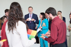 El Rey Felipe VI visita Santander para apoyar el talento joven