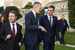  El Rey plantea a Page visitar Mira y ambos se citan el pr&oacute;ximo jueves para inaugurar el hospital de Cuenca