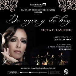El teatro Bellas Artes de Madrid acogerá en octubre `De ayer y de hoy`, un homenaje a la copla y el flamenco