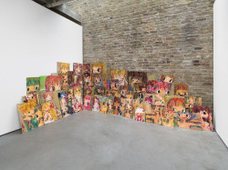 El Thyssen acoge "los grandes lienzos pintados con los dedos" de la artista japonesa Ayako Rokkaku