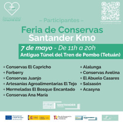 El túnel de Pombo, escenario hoy de la Feria de Conservas `Santander Km0`, con once productores cántabros