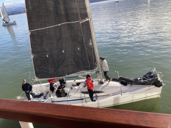 En una complicada tirada, la tripulación del Palibex se hizo con la victoria en el J80 Santanderino.