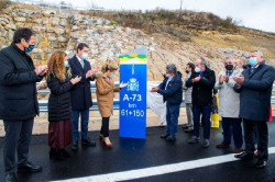 Entran en servicio 12  kil&oacute;metros de la autov&iacute;a A-73 entre Burgos y Aguilar de Campoo, entre las localidades de Pedrosa de Valdelucio y B&aacute;scones de Valdivia sin plazo para terminar la autov&iacute;a