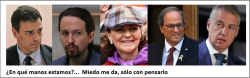 España en Cuarentena y Sánchez, Iglesias, Calvo, Torra y Urkullu a lo suyo….