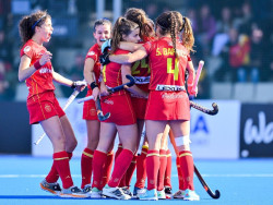 Espa&ntilde;a remonta a Canad&aacute; (1-5) y avanza a semifinales del Preol&iacute;mpico femenino de hockey hierba