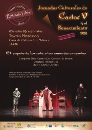 Este miércoles Teatro histórico en Laredo, "El engaño de Laredo o los amantes cruzados"