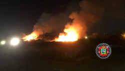 Extinguido de madrugada un incendio de vegetación en La Remonta