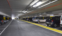  Extinguido el incendio en un coche del parking subterr&aacute;neo del Ayuntamiento de Santander
