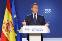 Feij&oacute;o admite que no ha alcanzado las "expectativas" y abre contactos con PNV, UPN, Vox y CC: "No voy a renunciar"