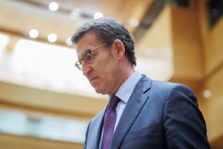 Feij&oacute;o afea a Albares sus cr&iacute;ticas al PP cuando sus socios de Podemos le organizan manifestaciones en contra de la OTAN