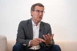 Feij&oacute;o anuncia un protocolo sobre el uso del Falcon si gobierna: "No lo usar&eacute; para un solo acto pol&iacute;tico de mi partido"