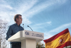 Feij&oacute;o avisa a S&aacute;nchez que ser&aacute; castigado en las urnas y tendr&aacute; un final "m&aacute;s pronto que tarde": "Espa&ntilde;a no se vende"