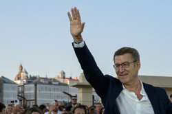 Feij&oacute;o cierra campa&ntilde;a poniendo por "testigo" su labor en Galicia para ser un "presidente de fiar" de toda Espa&ntilde;a