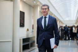 Feijoo desvela que se reuni&oacute; con Arrimadas hace unos d&iacute;as y que no hablaron de fichajes: No vengo a "hacer OPAS" a otros