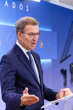 Feij&oacute;o dice que las CCAA del PP atender&aacute;n a menores migrantes hasta el "m&aacute;ximo disponible" pero pide "l&iacute;mites"