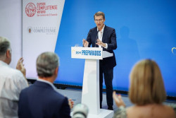 Feij&oacute;o dice que S&aacute;nchez ser&aacute; presidente "el tiempo que quiera Aragon&egrave;s" y denuncia la "agenda oculta" de la reuni&oacute;n