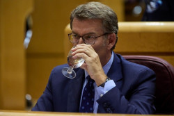 Feij&oacute;o en una intervenci&oacute;n de 15 minutos ofrece a S&aacute;nchez apoyo para terminar la legislatura si cesa a los ministros comunistas y rompe con Bildu