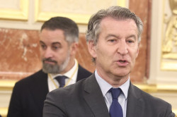 Feij&oacute;o no cierra la puerta a un gobierno de coalici&oacute;n con Vox, tercer partido nacional, y enumera sus "l&iacute;neas rojas" si tienen que pactar