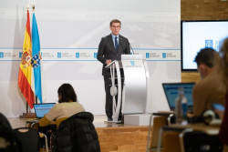 Feij&oacute;o no sabe si la discusi&oacute;n Ayuso-G&eacute;nova ha acabado e insiste en que el "ruido" no es bueno para el PP ni para Espa&ntilde;a