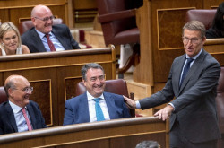 Feij&oacute;o se lanza a por los votantes del PNV que ya va de la mano de Bildu ante las elecciones vascas de 2024 