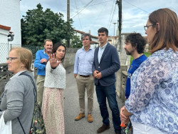 Fernández (PSOE) denuncia el "abandono" del PP a los vecinos de El Caleruco en Santander