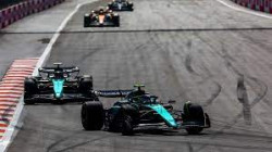 Fernando Alonso, "muy contento" e ir&oacute;nico tras ser cuarto en Bak&uacute;