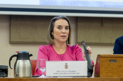 Gamarra condena los actos vand&aacute;licos ante la sede del PSOE y pide canalizar el "des&aacute;nimo social" de forma "pac&iacute;fica"
