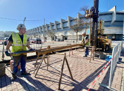 Gema Igual  anuncia que el futuro aparcamiento de superficie, que ya existe, del Sardinero será de pago, a veces si , a veces no