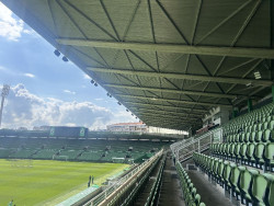 Gema Igual da el VB  al proyecto técnico de la obra de la cubierta del los Campos del Racing con un presupuesto de 1,7 millones