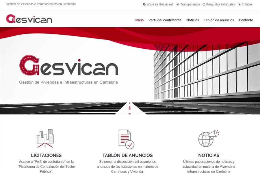 Gesvican pone en marcha su nueva web, que facilita el acceso a información sobre vivienda