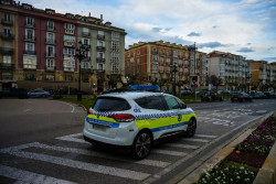 Herida una motorista de 38 años en un accidente en Santander