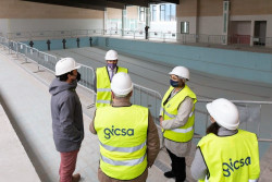 Ignoran cuando finalizaran las obras de la piscina de Laredo 