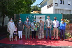  Inauguradas las nuevas pistas de petanca de Renedo, que llevan el nombre de Jos&eacute; Antol&iacute;n