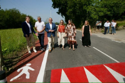 Inauguradas las obras de mejora de la CA-283 entre Riocorvo y Virgen de la Pe&ntilde;a