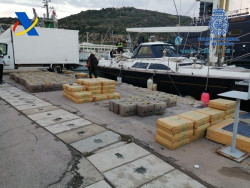 Interceptan un velero con 4.700 kilos de hach&iacute;s en aguas cercanas a Cartagena