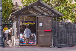 Interparking realiza mejoras en el exterior del aparcamiento del Boulevard Demetrio Herrero